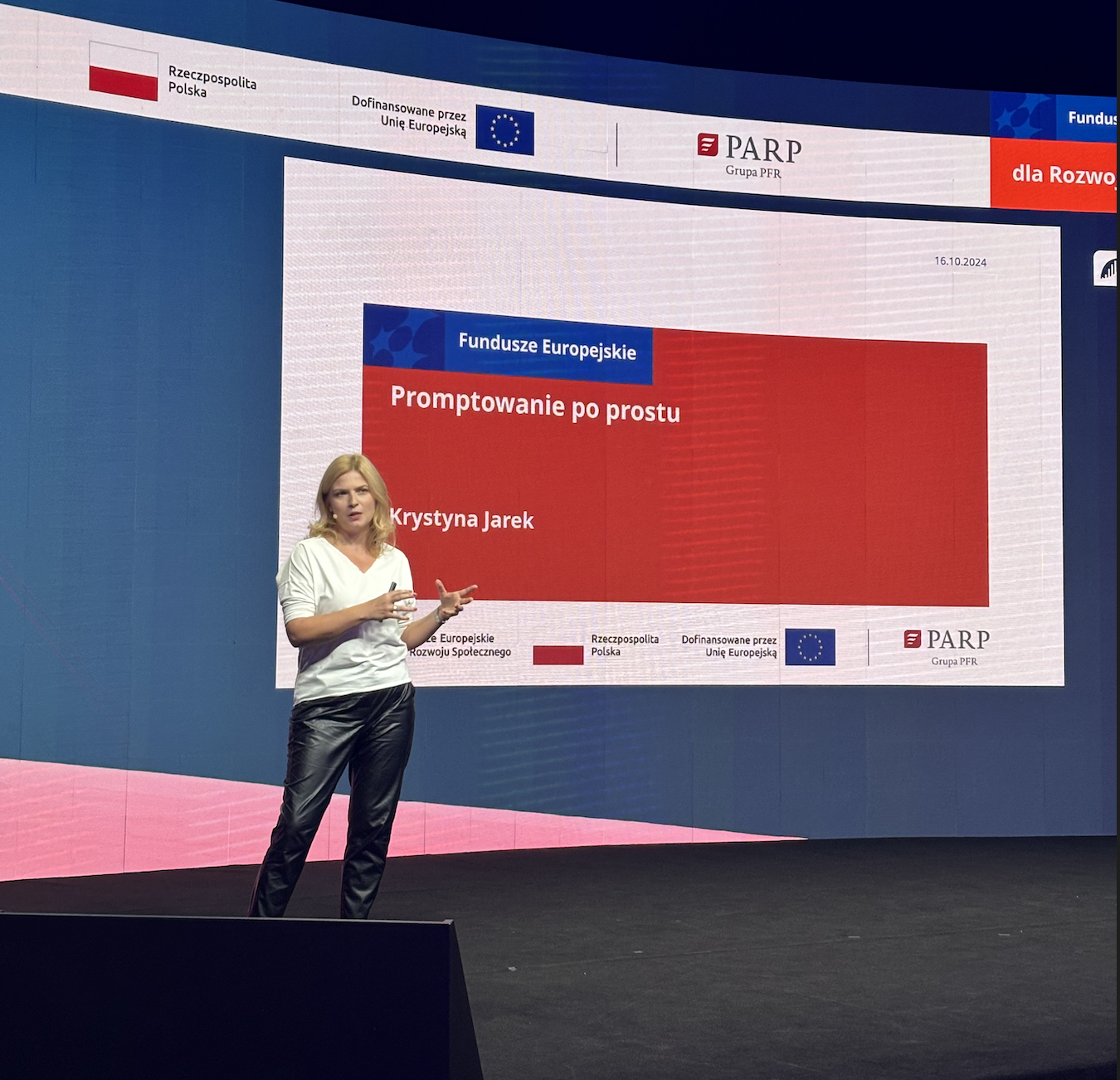 Booster of Innovation Krystyna Jarek How to close the gender pay gap with AI Women in Tech Summit