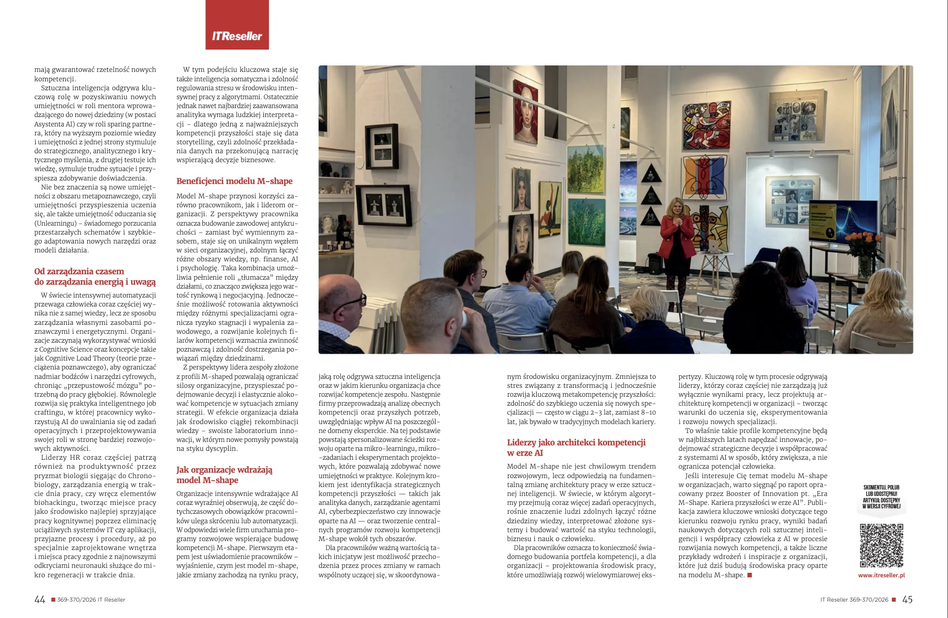 Kariera M-shape jako polisa ubezpieczeniowa w dobie automatyzacji - Booster of Innovation Krystyna Jarek