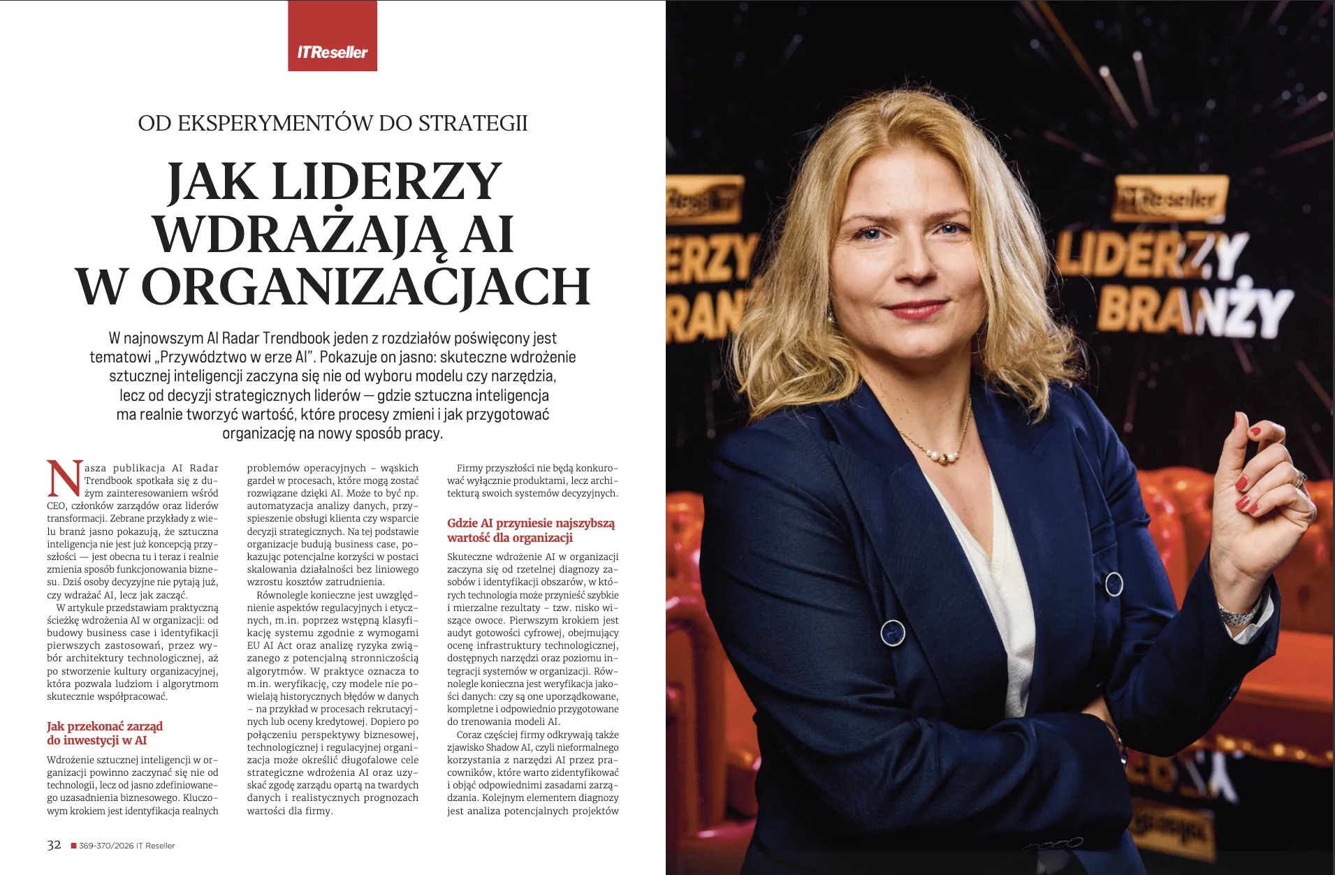 Od eksperymentów do strategii. Jak liderzy wdrażają AI w organizacjach - Booster of Innovation Krystyna Jarek