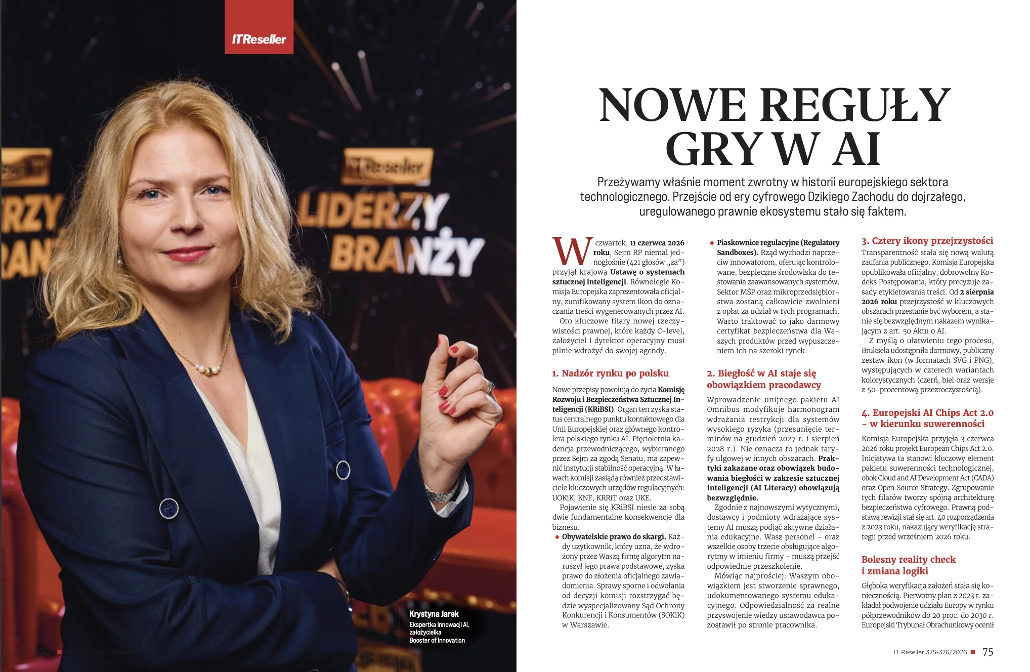 Booster of Innovation Krystyna Jarek AI Literacy