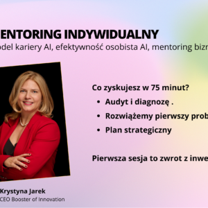 Mentoring indywidualny: kariera, efektywność w erze AI & własny biznes  | Sesja Diagnostyczna 1:1